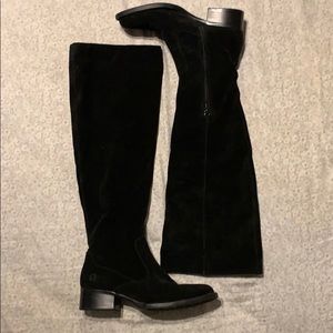 Born “Cricket” Knee High Black Suede Boot - Size 7